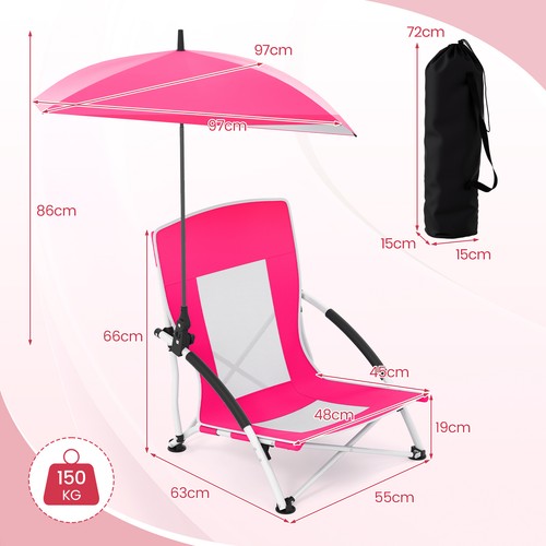 Low profile beach chair - beach, adults