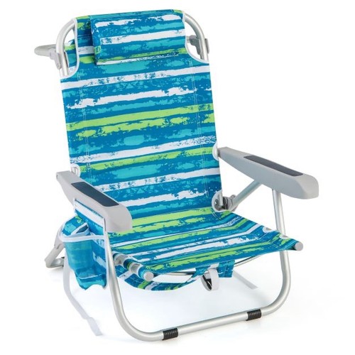 Folding backpack beach - backpack, chair