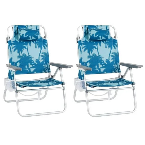 Costway2 pack beach chairs - beach,
