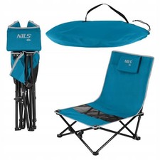 Blue Beach Chair, Foldable