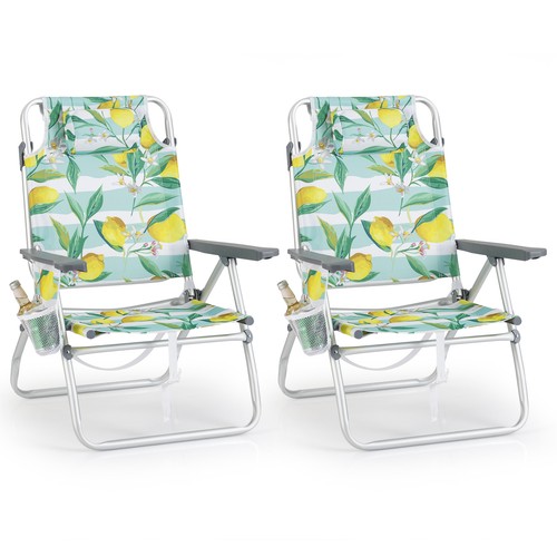 Pack adjustable beach chairs - pack,