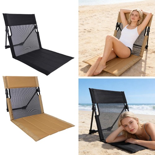 Folding beach chair floor seat - folding,