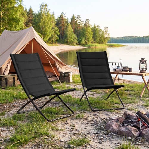 Pack foldable beach chairs - 2,