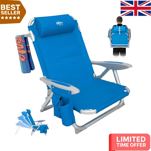 Luxury aluminum beach chair - aluminum,