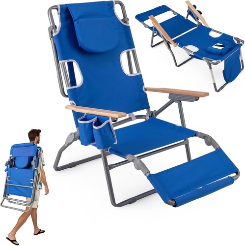 Navy foldable beach - 3, in