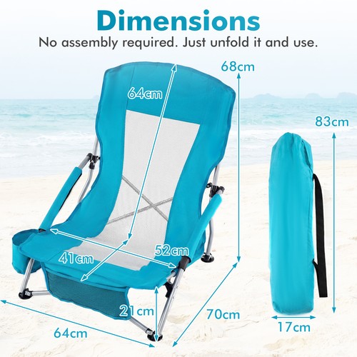 Pack folding beach chair - pack,