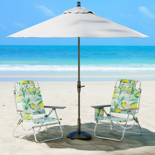 Pack beach chairs position - 2-pack, 5-position